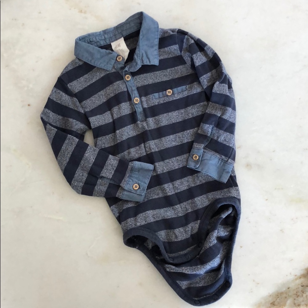 H&M onesie button up